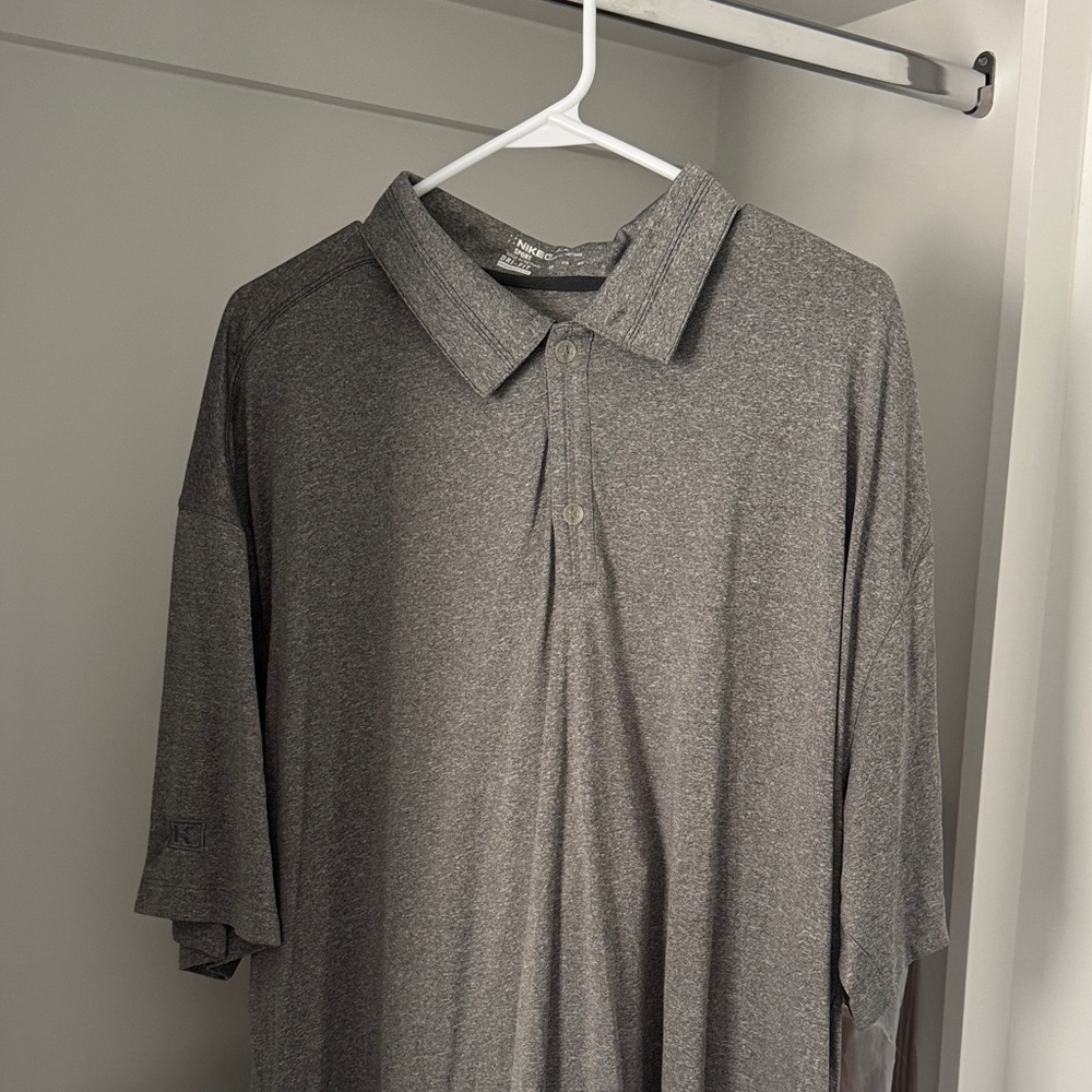 Men's Nike Gray Golf Polo Shirt